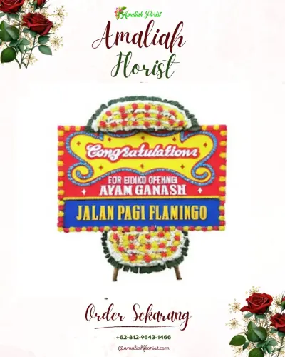 Bunga Papan Congratulation di Padang Matinggi